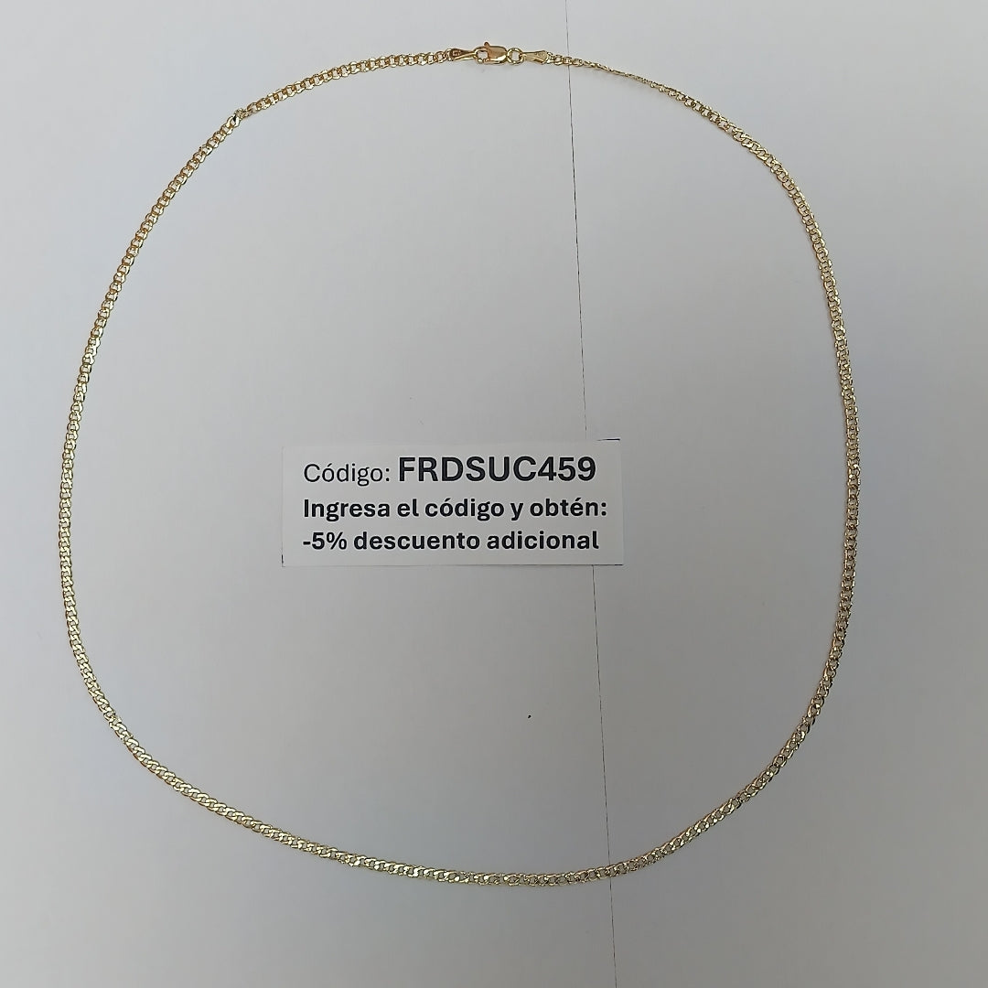 CADENA BARBADA 14K 55 CM 5.1 GR (NUEVO)