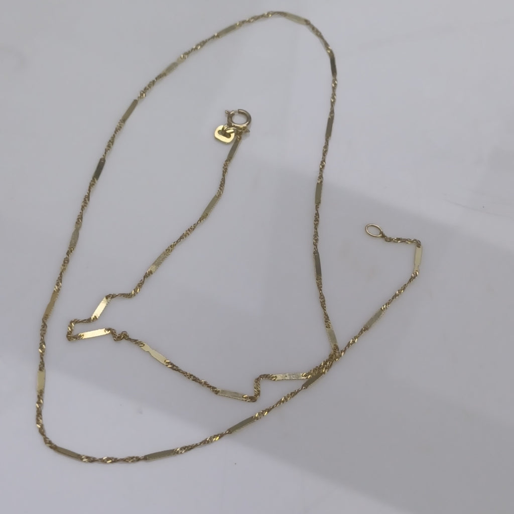 CADENA ORO 14 K 1.3 GRMS (SEMINUEVO)