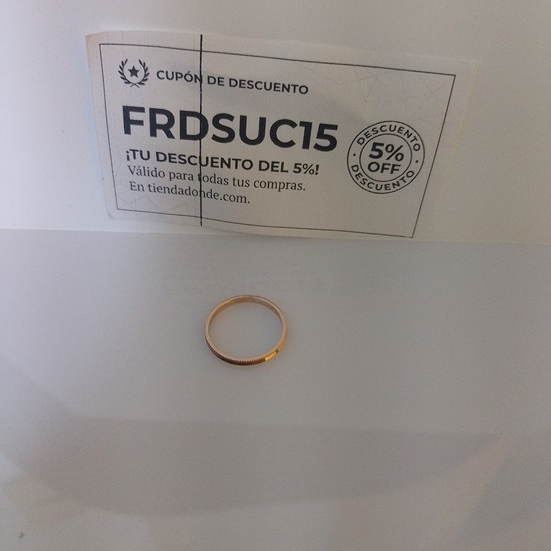 ANILLITO ORO 10 K 1.4 GRMS (SEMINUEVO)