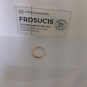 ANILLITO ORO 10 K 1.4 GRMS (SEMINUEVO)