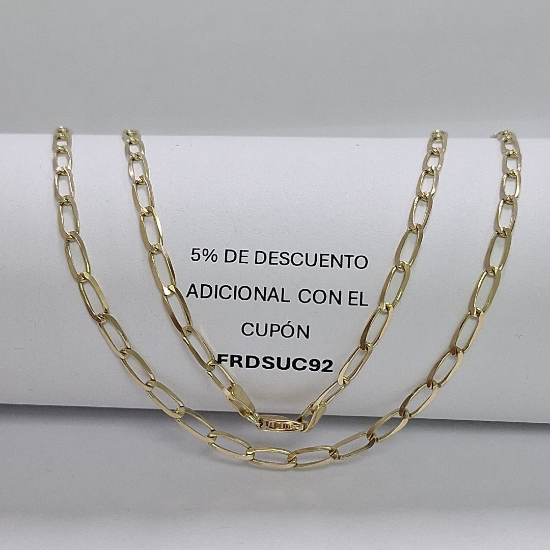 CADENA ESLABON 14K 55 CM 6.6 GR (NUEVO)
