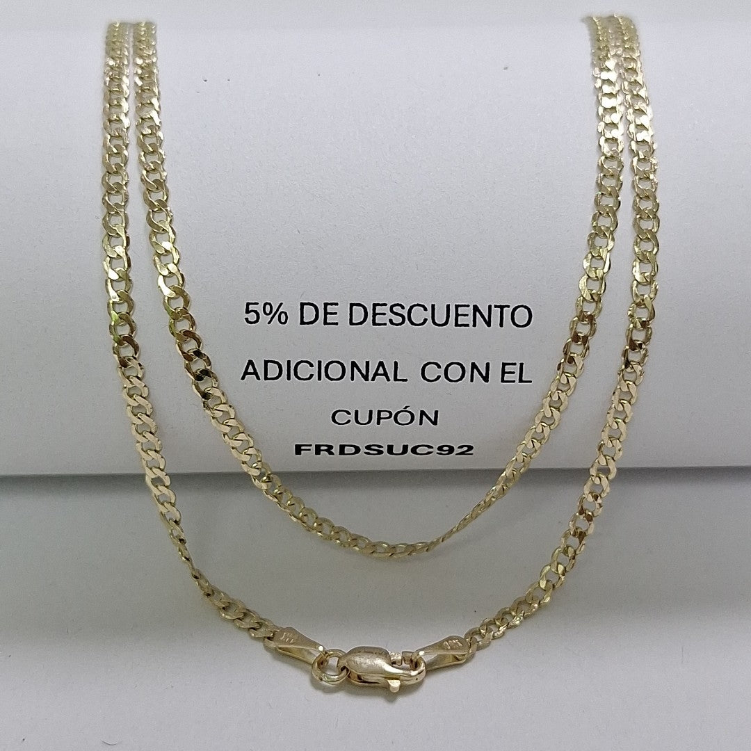 CADENA BARBADA 14K 55 CM 5.1 GR (NUEVO)