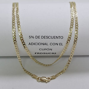 CADENA BARBADA 14K 55 CM 5.1 GR (NUEVO)