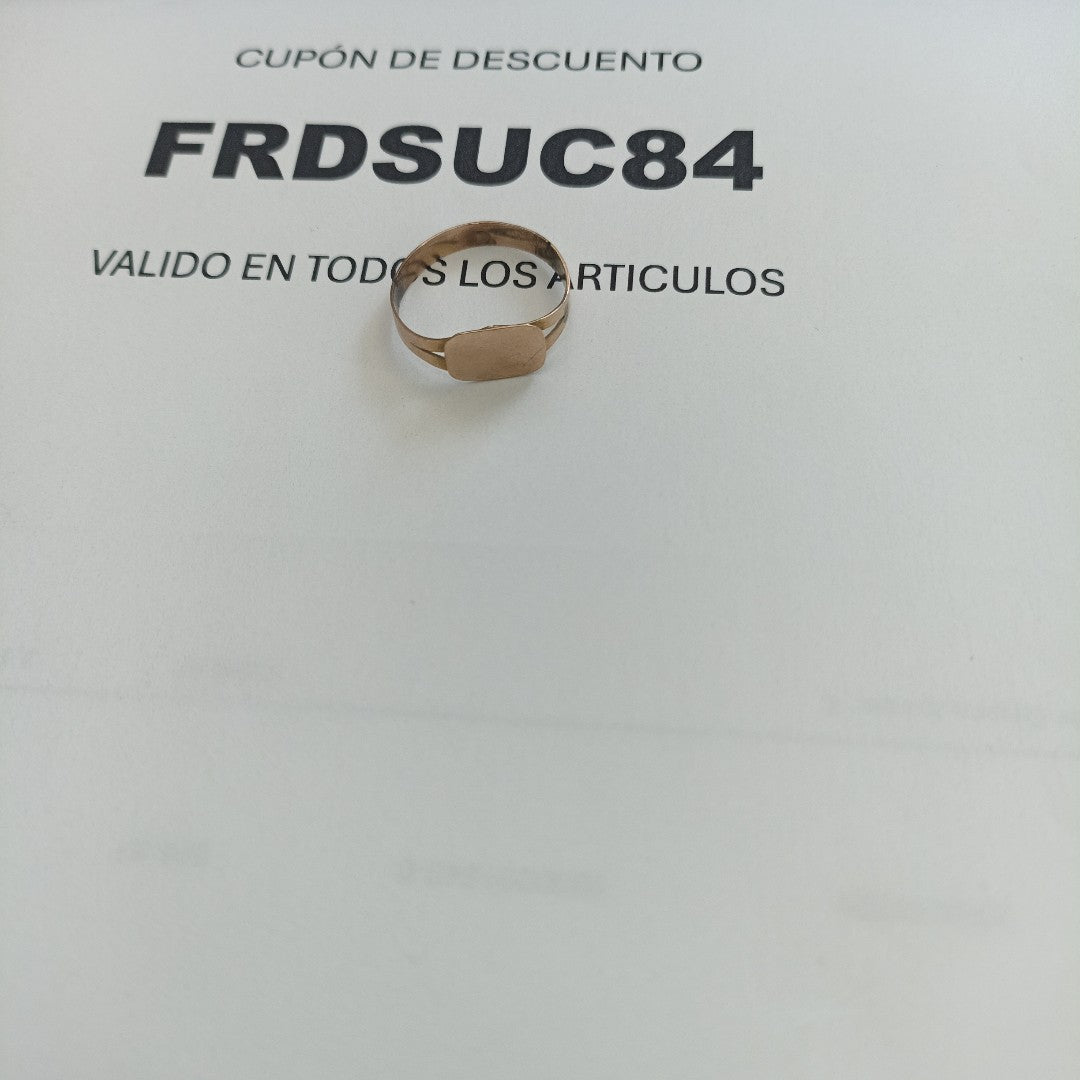 ANILLO ORO 8 K 1.3 GRMS (SEMINUEVO)