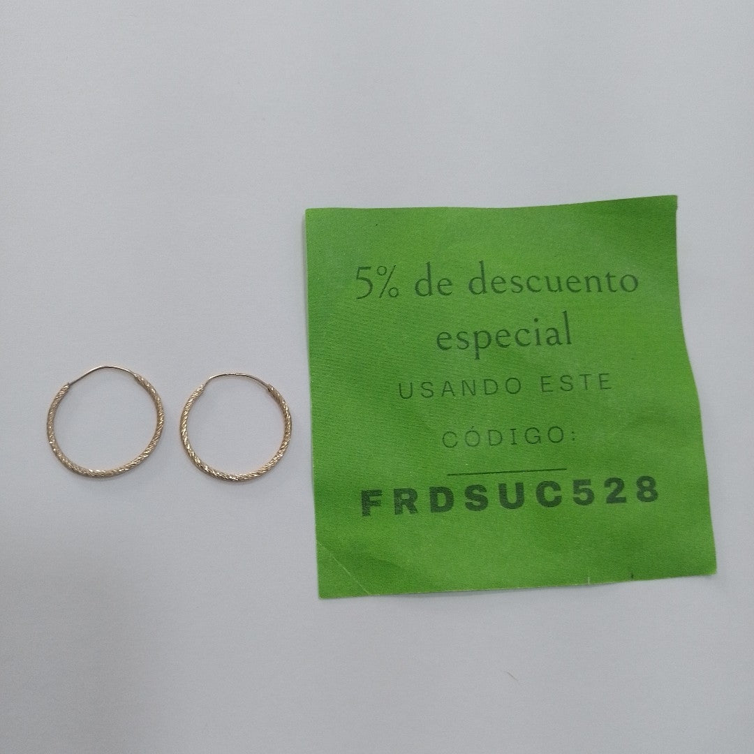 ARRACADAS PAR ORO 10 K 0.9 GRMS (SEMINUEVO)