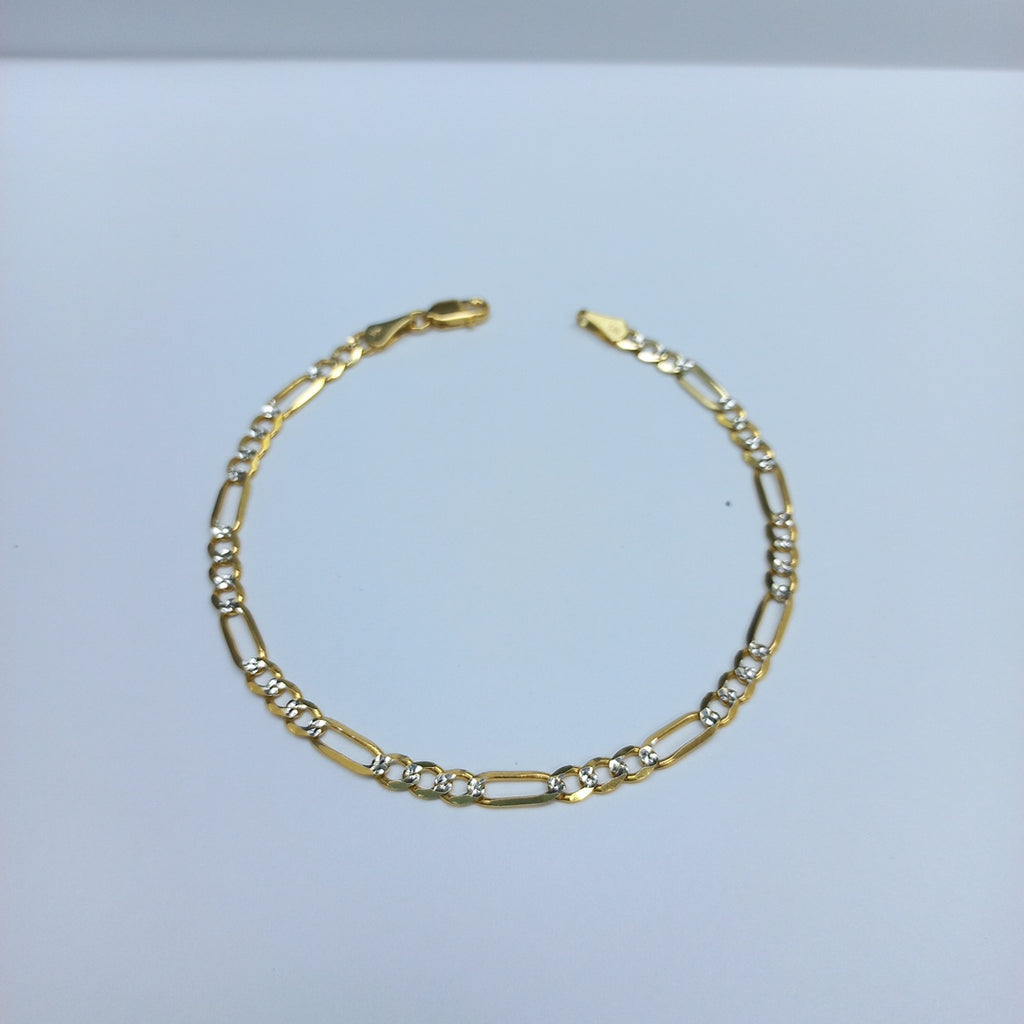 PULSERA 3X1 14K 21 CM 4.6 GR (NUEVO)