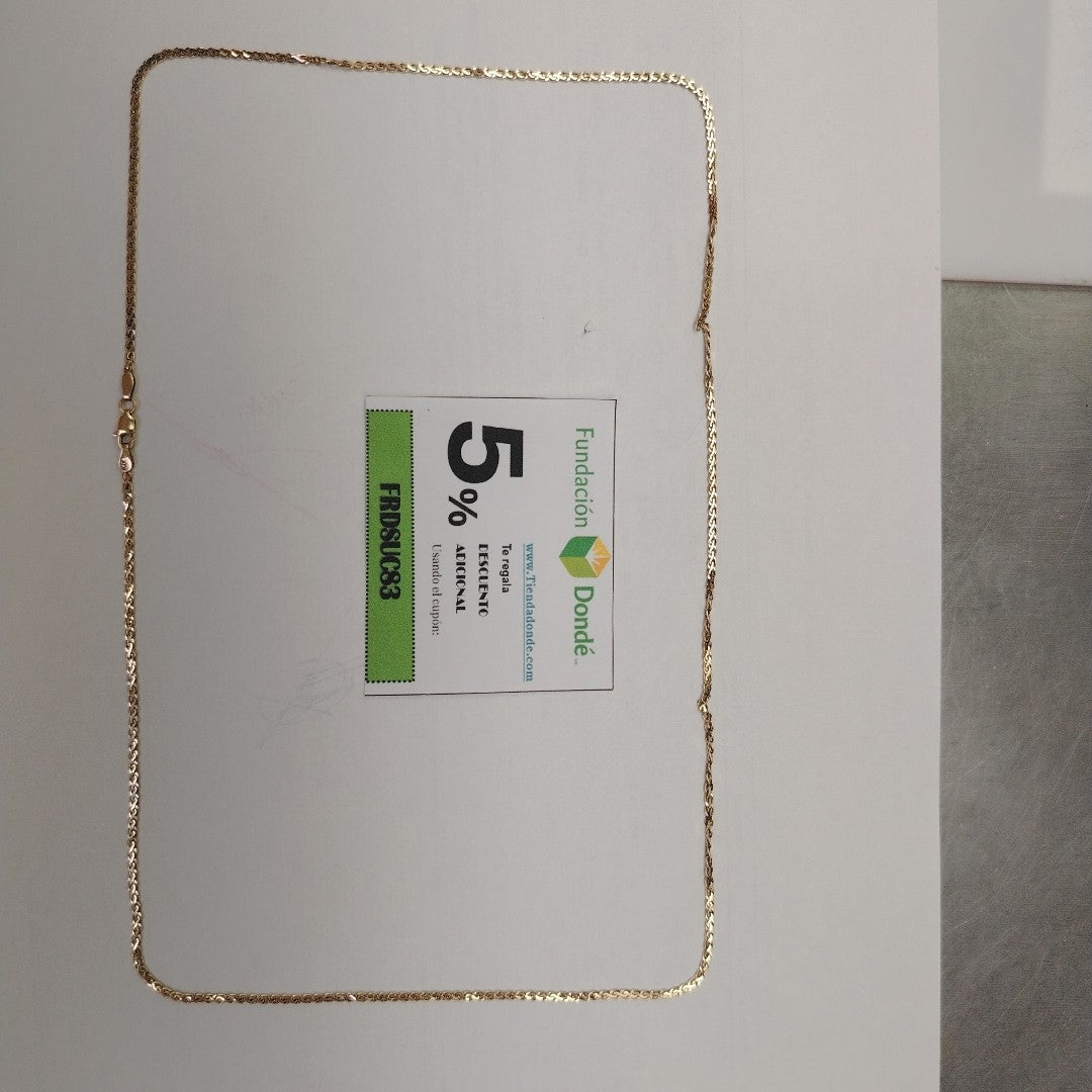 CADENA ORO 14 K 5.7 GRMS (SEMINUEVO)
