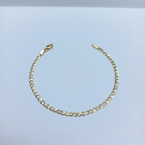 PULSERA BARBADA 14K 18 CM 1.9 GR (NUEVO)
