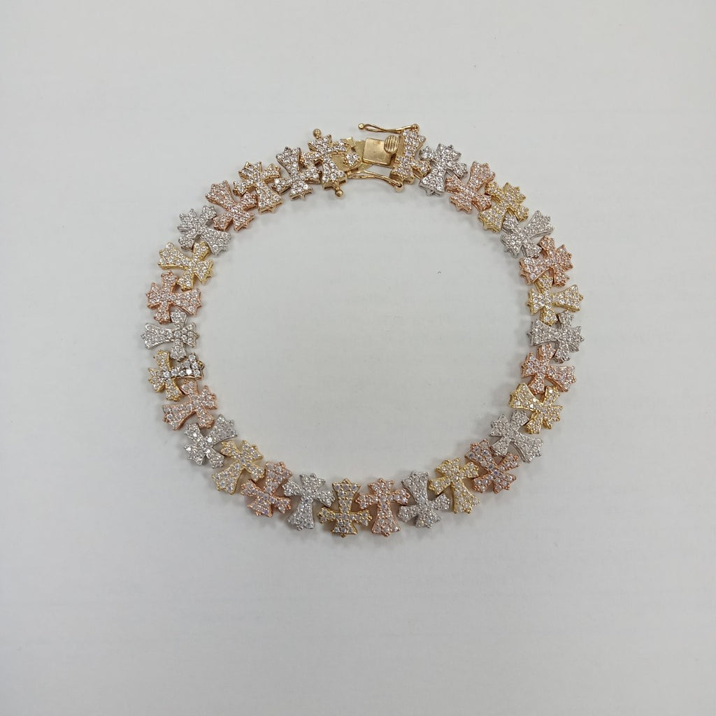 PULSERA ORO,ORO COMBINADO 14 K 16,20 GRMS (SEMINUEVO)
