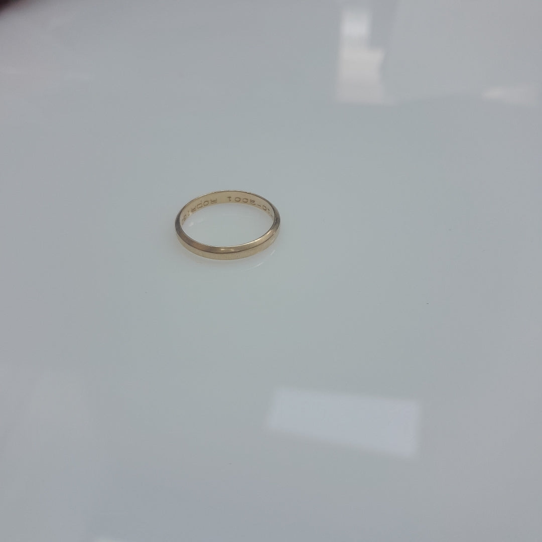 ARGOLLA ORO 14 K 1.8 GRMS (SEMINUEVO)