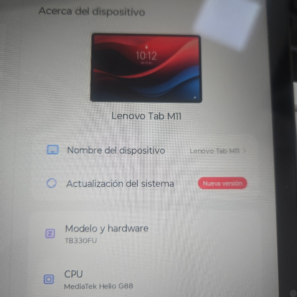 TABLETA LENOVO TAB M11 TB330FU (2024) 128 GB 8 GB RAM (SEMINUEVO)