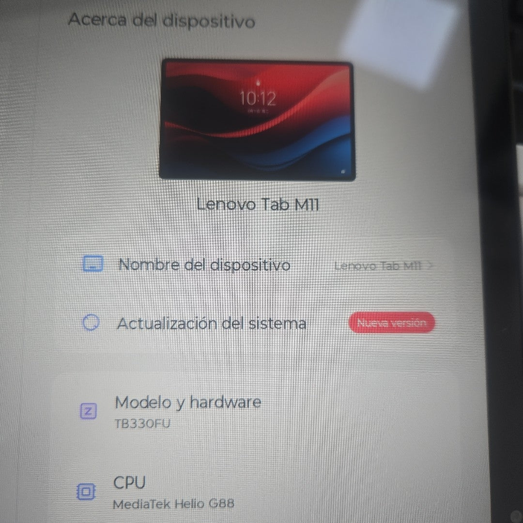 TABLETA LENOVO TAB M11 TB330FU (2024) 128 GB 8 GB RAM (SEMINUEVO)