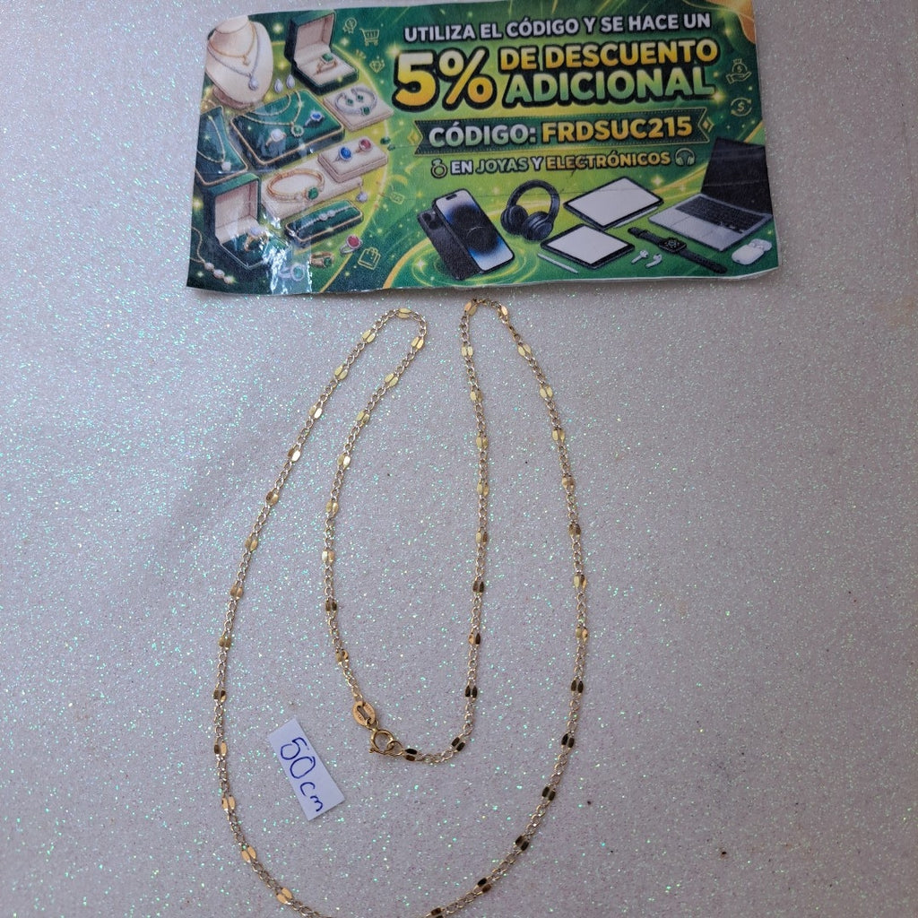 CADENA ORO 10 K 1.5 GRMS (SEMINUEVO)