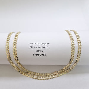 CADENA BARBADA 14K 60 CM 21.4 GR (NUEVO)