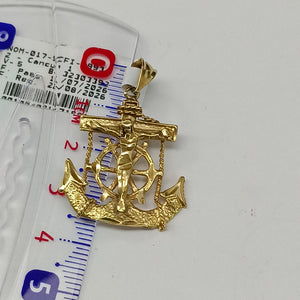 CRISTO OLIMPICO ORO 14 K 4,20 GRMS (SEMINUEVO)