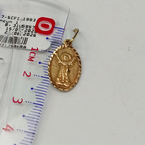 MEDALLA RELIGIOSA ORO 14 K 1.4 GRMS (SEMINUEVO)