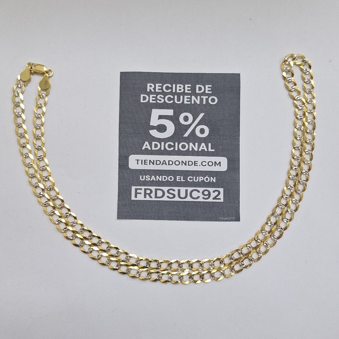 CADENA ESLABONES 14K 60 CM 17 GR (NUEVO)