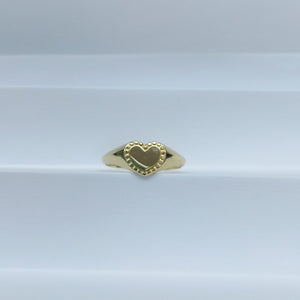 ANILLOS ANILLITO FIG CORAZON 10K TALLA 9 1.7 GR (NUEVO)