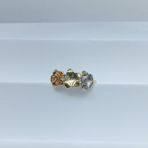 ANILLOS ANILLITO FIG FLORES 10K TALLA 9 1.3 GR (NUEVO)