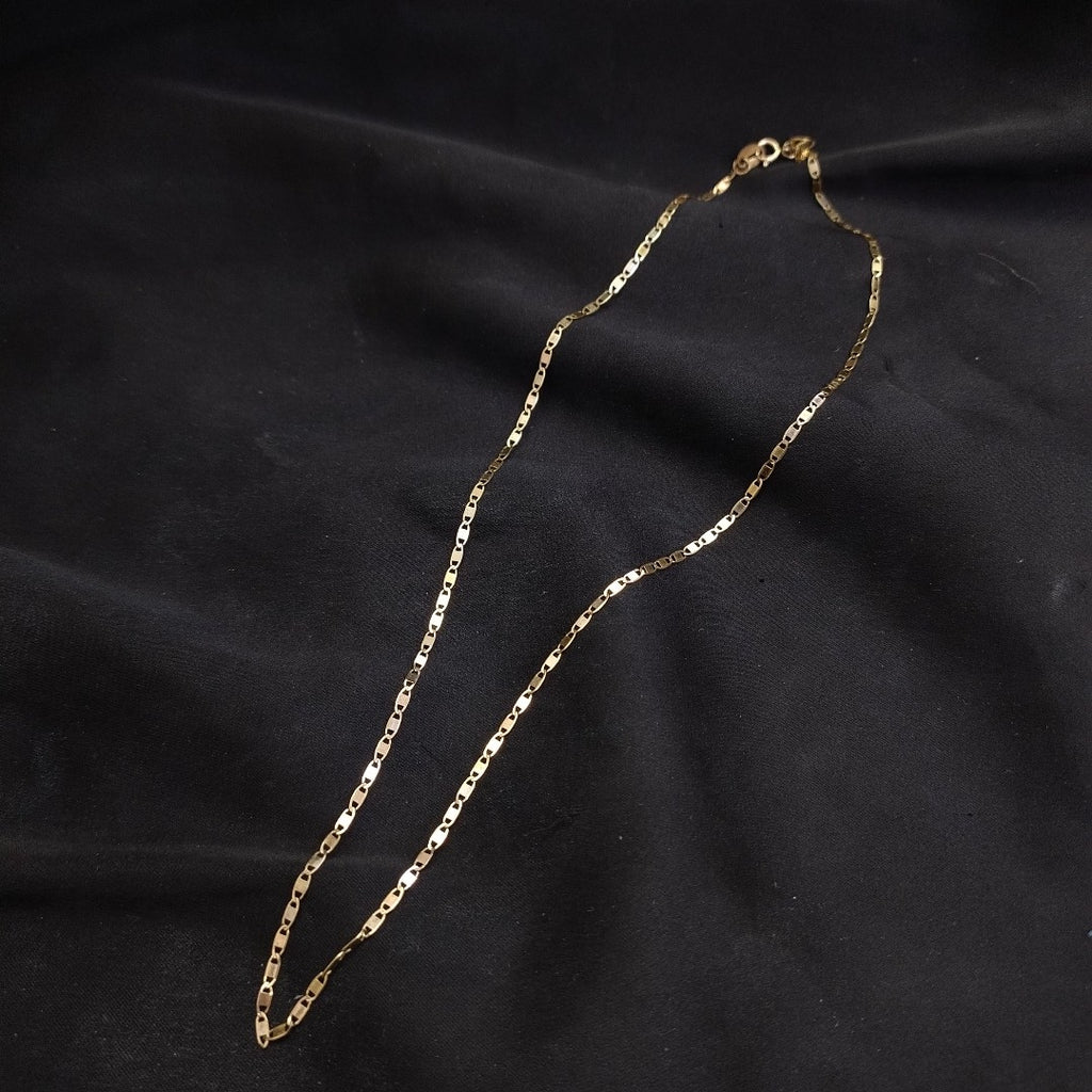 CADENA ORO COMBINADO 10 K 1,30 GRMS (SEMINUEVO)