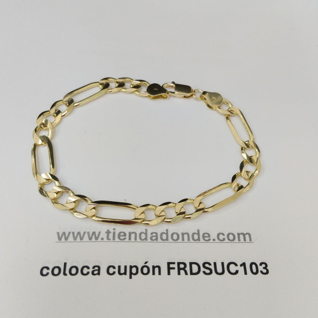 PULSERA 3X1 14K 21 CM 14.5 GR (NUEVO)