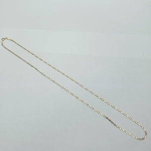 CADENAS TEJIDO GUCHI ORO 10K 55 CM 2.9 GR (NUEVO)