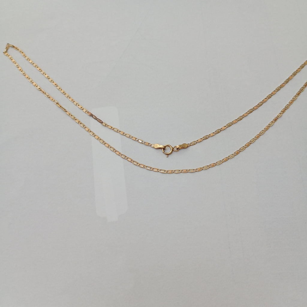 CADENA ORO COMBINADO 10 K 2,30 GRMS (SEMINUEVO)