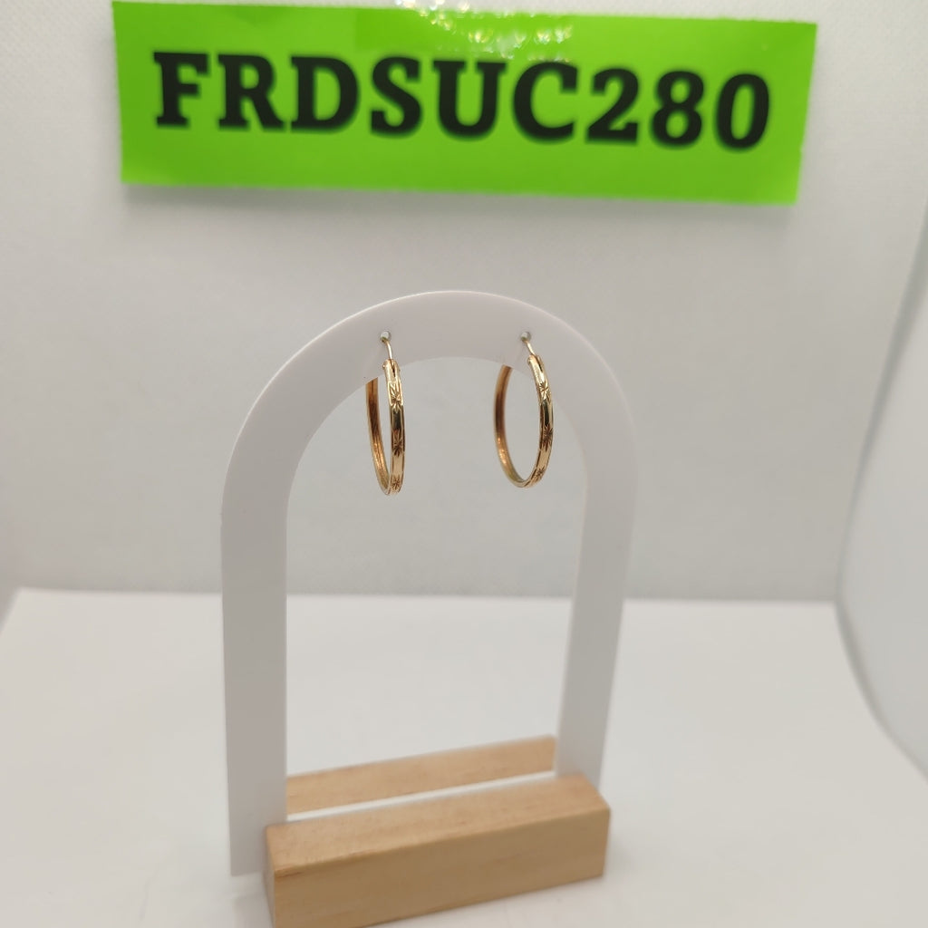ARRACADAS PAR ORO 10 K 1.6 GRMS (SEMINUEVO)