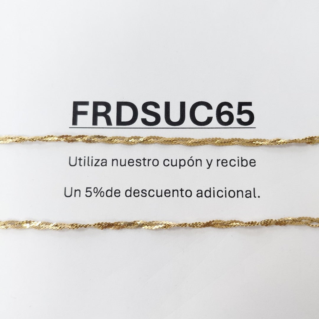 CADENA ORO 14 K 3,80 GRMS (SEMINUEVO)