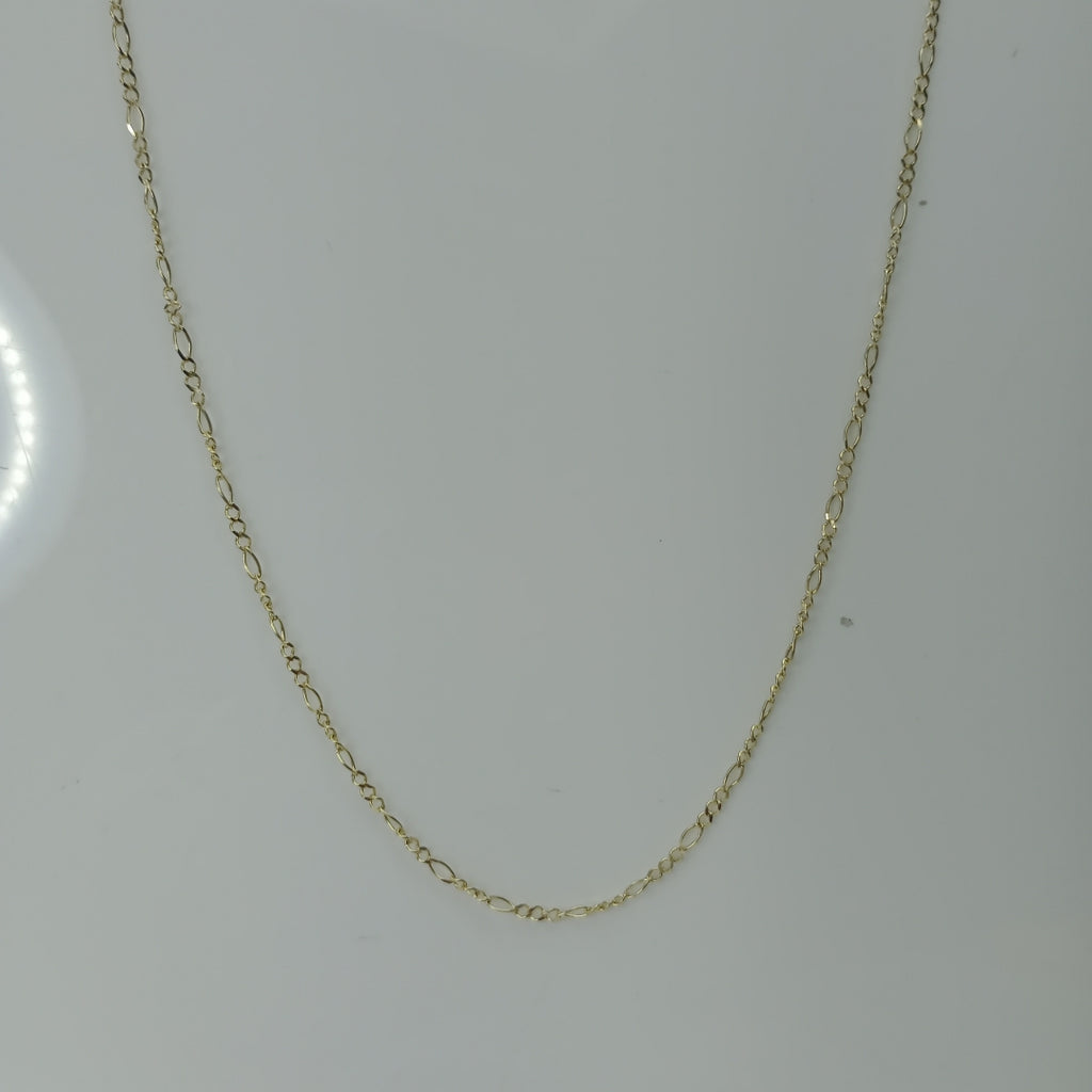 CADENA TEJIDO 3X1 14K 55 CM 2.3 GR (NUEVO)