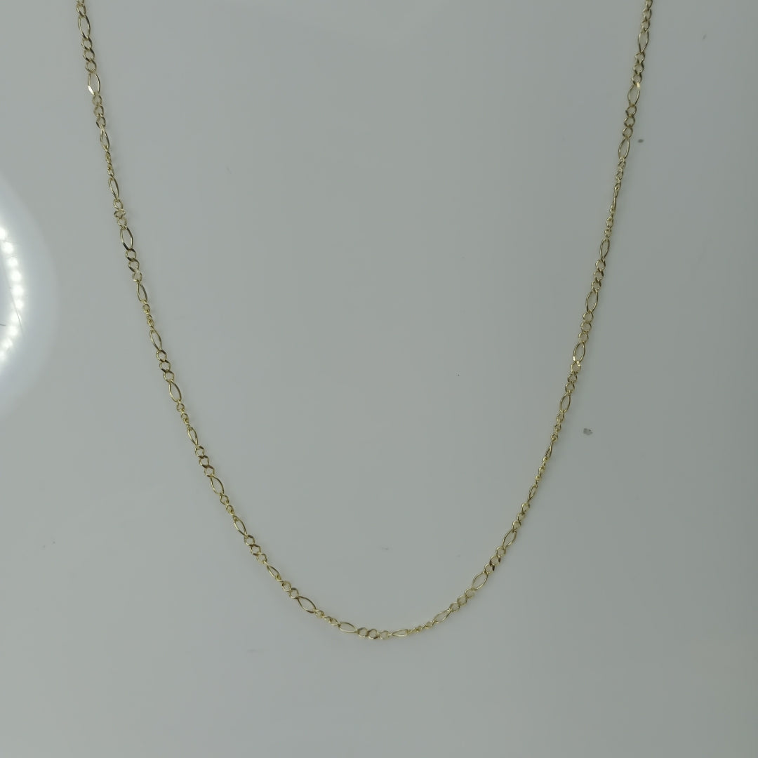 CADENA TEJIDO 3X1 14K 55 CM 2.3 GR (NUEVO)