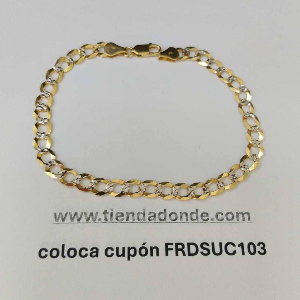 PULSERA BARBADA 14K 21 CM 6.3 GR (NUEVO)
