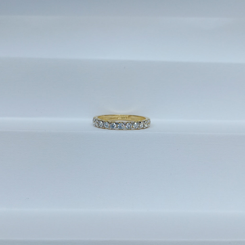 ANILLO ANILLITO MEDIA CHURUMBELA 14K 7 TALLA 2.2 GR (NUEVO)