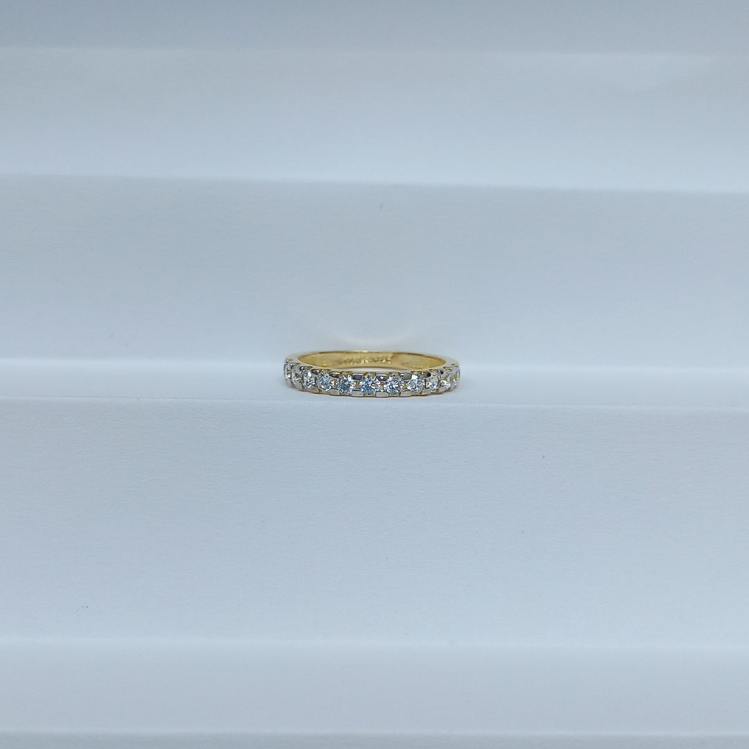 ANILLO ANILLITO MEDIA CHURUMBELA 14K 7 TALLA 2.2 GR (NUEVO)