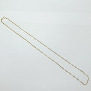 CADENAS TEJIDO BARBADA ORO 10K 55 CM 3.8 GR (NUEVO)
