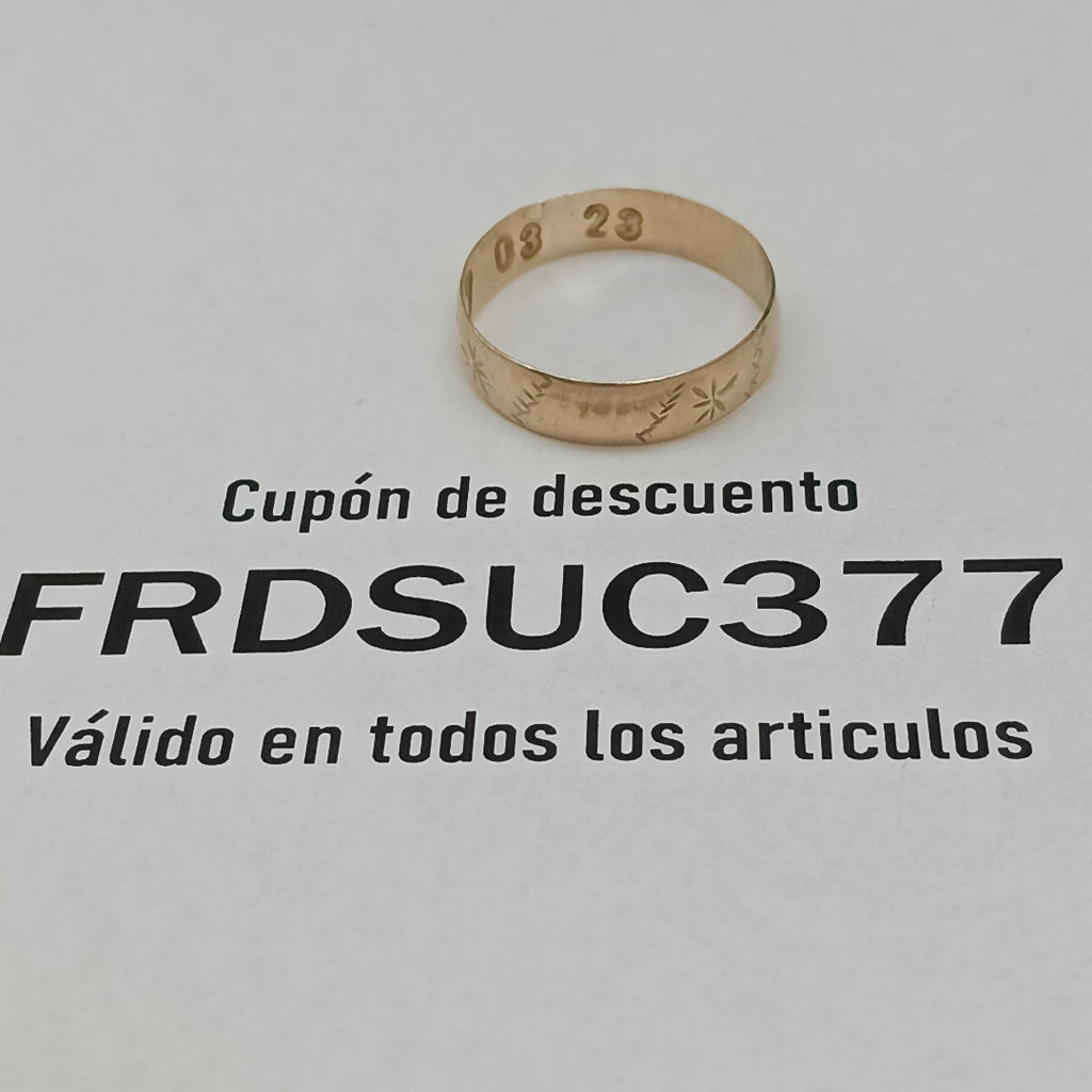 ARGOLLA ORO 8 K 2,00 GRMS (SEMINUEVO)