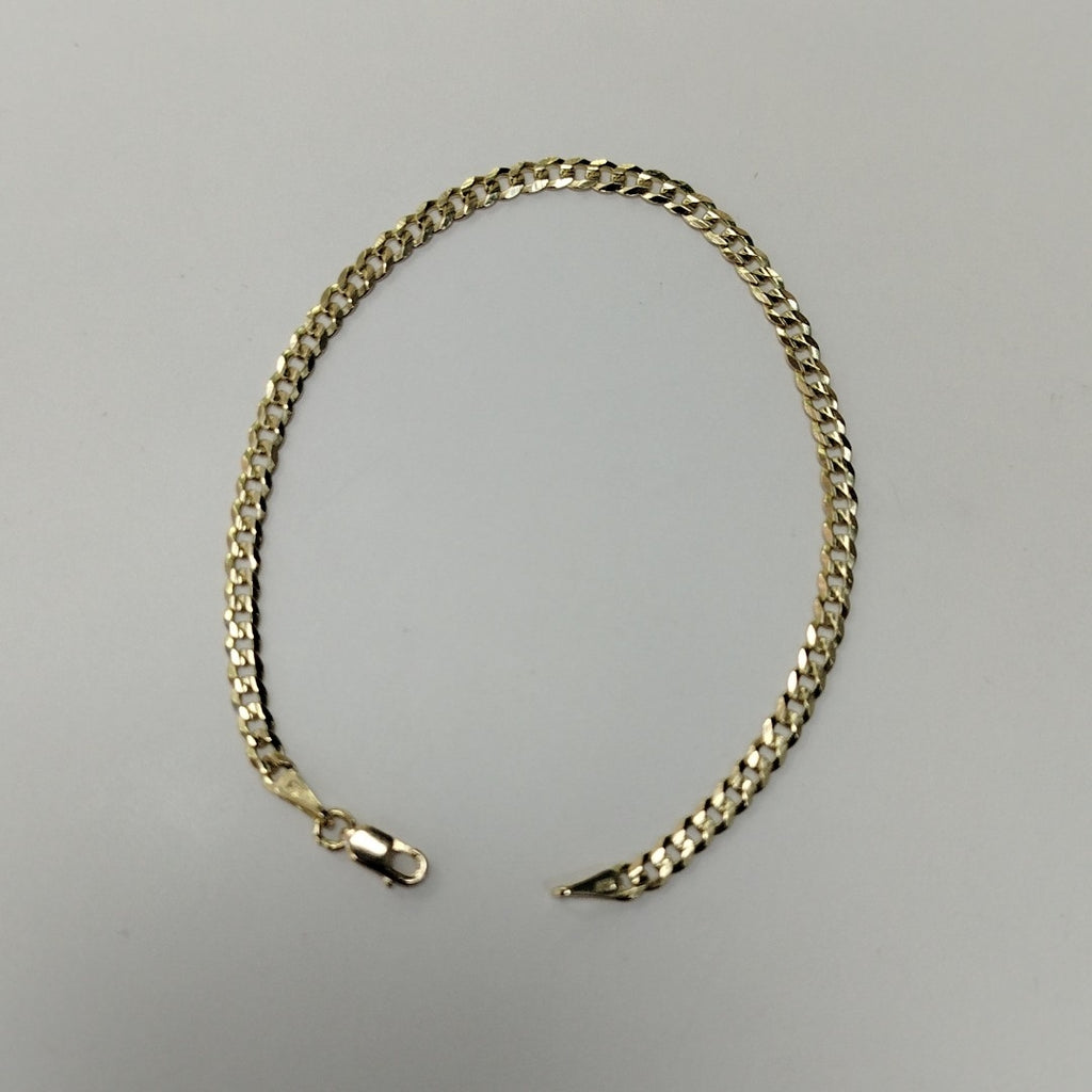PULSERA BARBADA 14K 18 CM 3.3 GR (NUEVO)