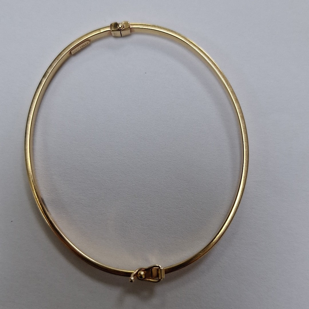 PULSERA RIGIDA ORO 10 K 2.9 GRMS (SEMINUEVO)