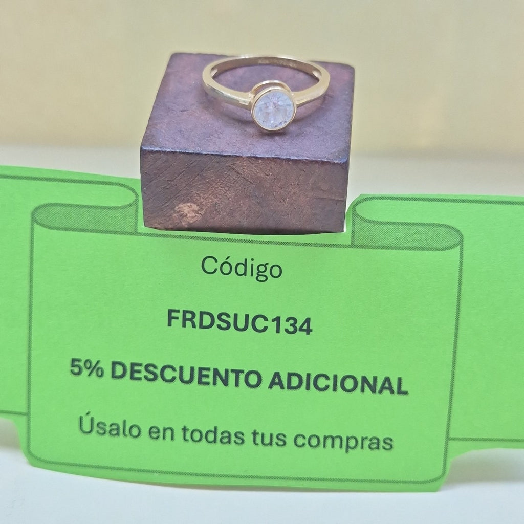 ANILLITO ORO 14 K 1.5 GRMS (SEMINUEVO)