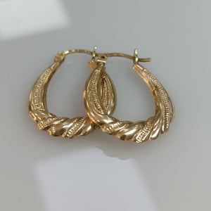 ARRACADAS PAR ORO 10 K 1,80 GRMS (SEMINUEVO)