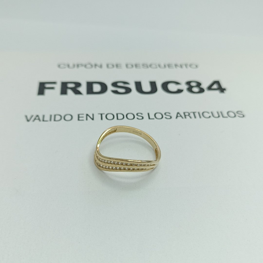 ANILLOS DAMA ORO 14K 2 (NUEVO)