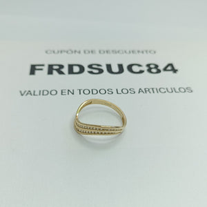 ANILLOS DAMA ORO 14K 2 (NUEVO)