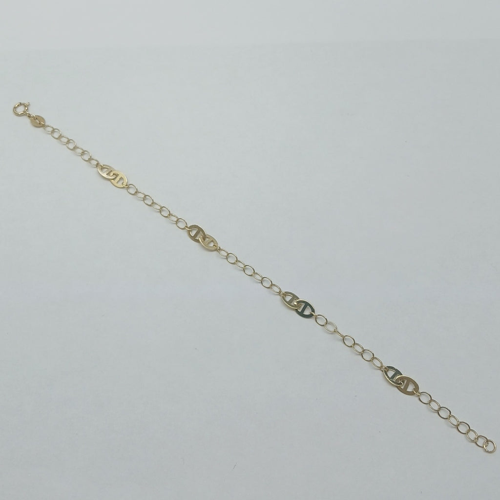 PULSERA ESPECIAL 14K 18 CM 1.5 GR (NUEVO)