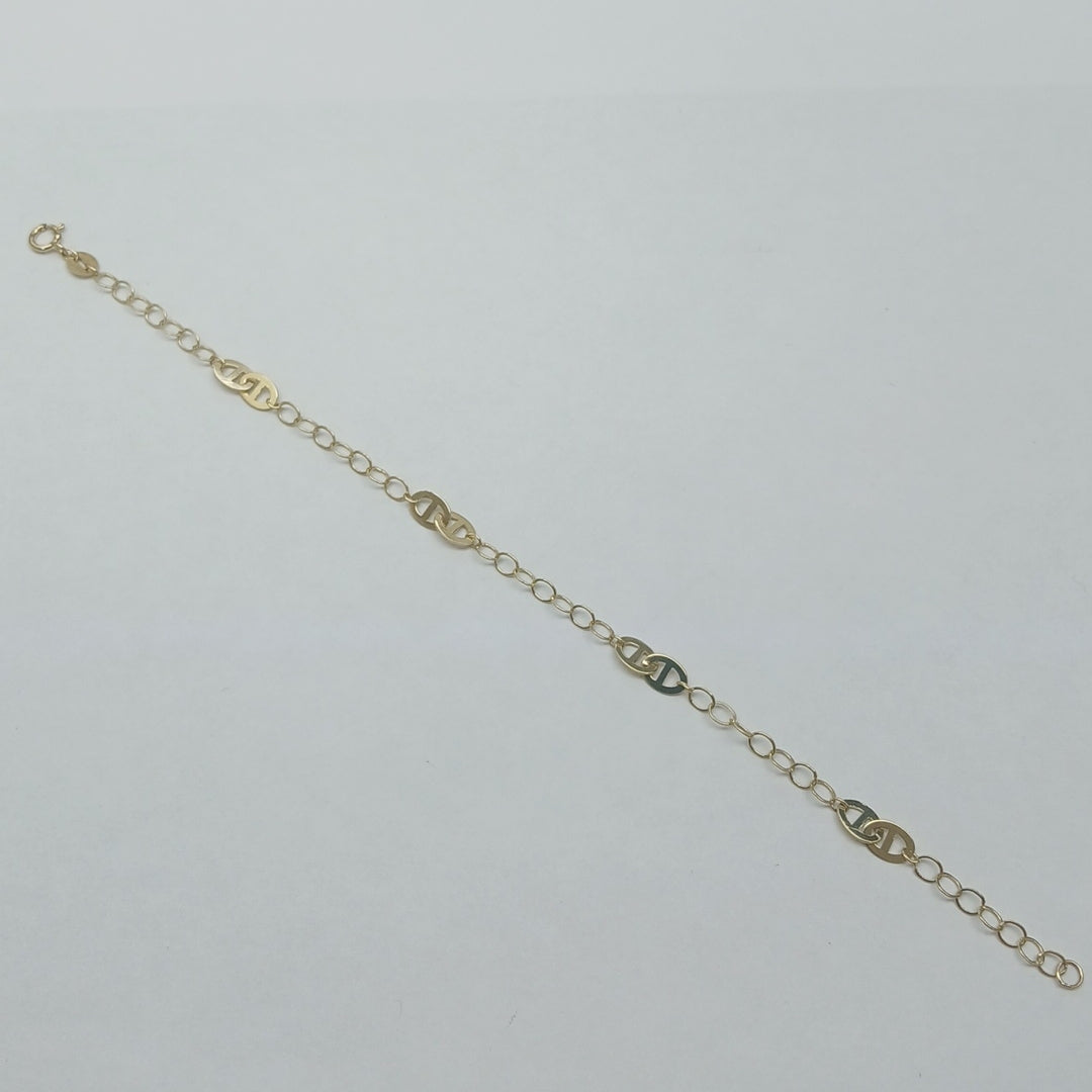 PULSERA ESPECIAL 14K 18 CM 1.5 GR (NUEVO)