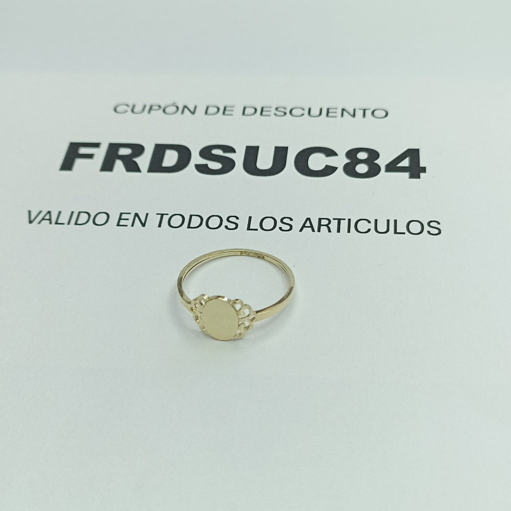 ANILLOS ANILLITO 10K TALLA 8 0.9 GR (NUEVO)