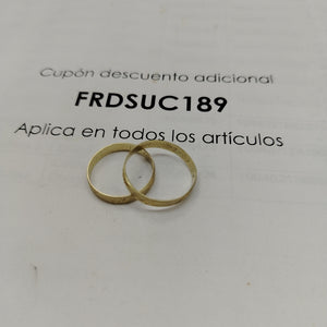 ARGOLLA ORO 10 K 2,00 GRMS (SEMINUEVO)