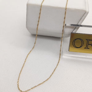 CADENA ORO 8 K 0,70 GRMS (SEMINUEVO)