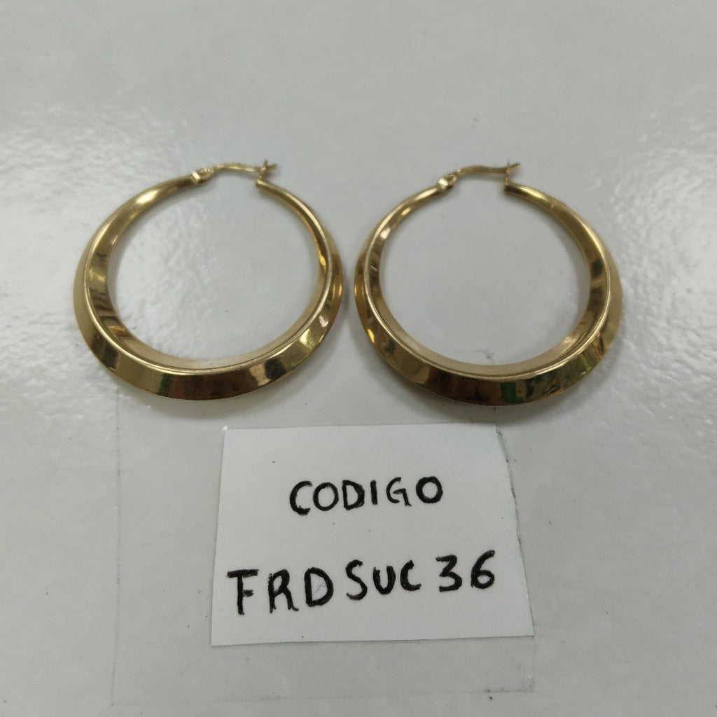 ARRACADAS PAR ORO 14 K 6,20 GRMS (SEMINUEVO)