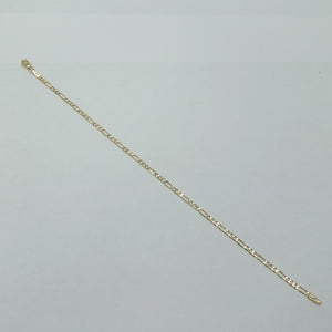 PULSERA TEJIDO 3X1 14K 21 CM 2.3 GR (NUEVO)