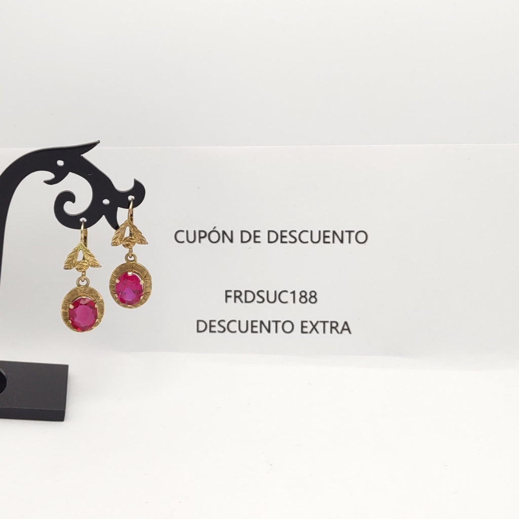 ARETES PAR ORO 10 K 4,50 GRMS (SEMINUEVO)